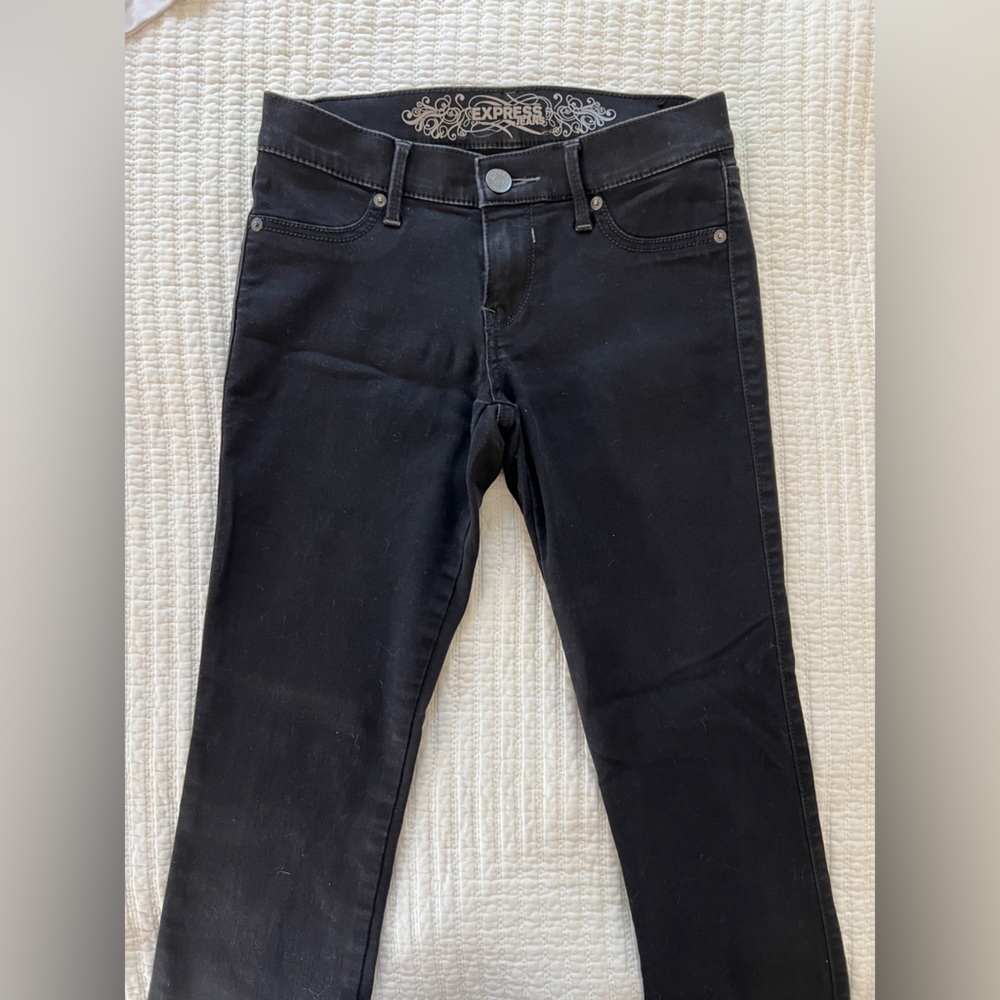 Express Women's Black Skinny Jeans